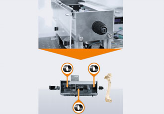 Bearings help guide drilling machine in bone fracture repairs