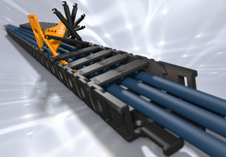 Cables designed for fast movements in small spaces