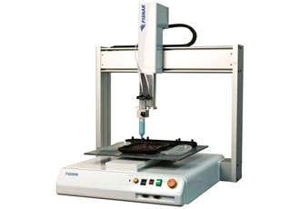 Large area benchtop dispensing robot