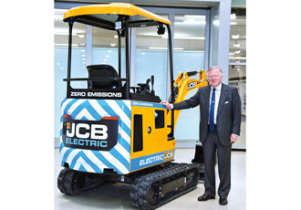JCB digs up the first ever electric digger