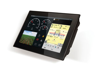 App-based HMI with ISOBUS functions for agricultural machinery