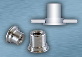 Flaring standoffs designed for compact electronic assemblies