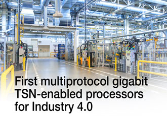 Multiprotocol gigabit TSN-enabled processors for Industry 4.0