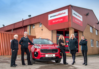 Vehicle-hire firm celebrates INWED pledging to increase female workers