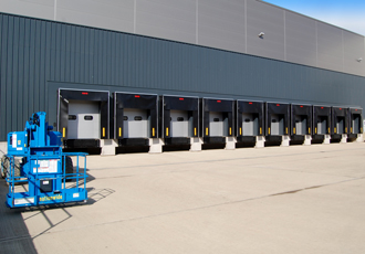 Fast tracking installation of loading bays with precast concrete