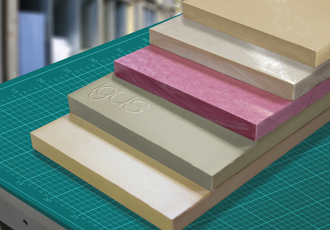 Wear-resistant plate stock strips provide geometric design options