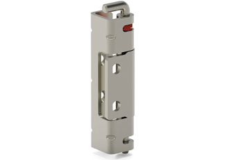 Stainless steel concealed hinge for prominent enclosure doors