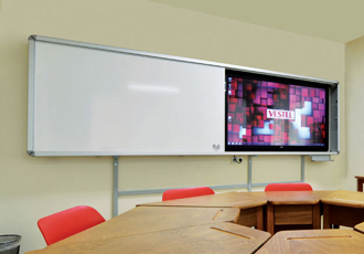 Components provide custom locking solution for smartboards