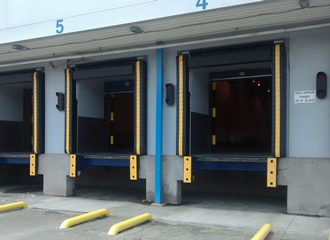 Loading bays undergo refurbishment at distribution centre