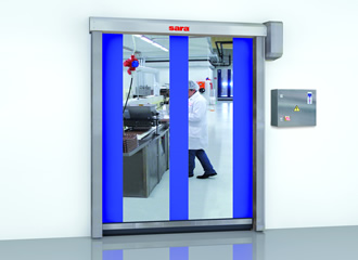 Roller doors keep contamination out of food production