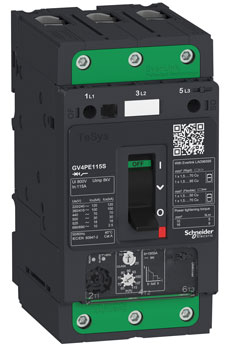 Circuit breakers deliver protection capabilities up to 55kW and 115A