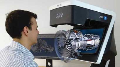 3D-view microscope dispenses with screens and goggles