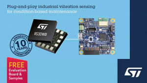 MEMs sensor optimised for vibration monitoring