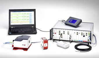 Interferometer targets machine tool calibration