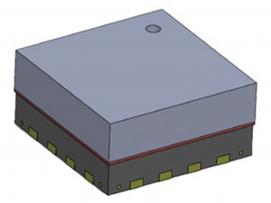 Pressure sensor fits PCBA footprint for barometric applications