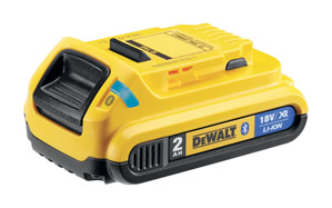 Battery system monitors cordless tools