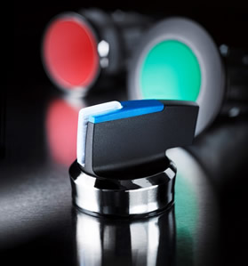 Versatile push buttons, switches provide high reliability 
