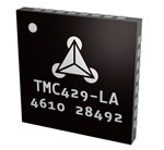 The TMC429 is a miniaturised low cost, high performance, stepper motor controller for up to three motors