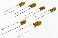 New Stock - Suntan - Flame and Moisture resistant encapsulated Tantalum Capacitor