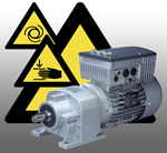 Distributed frequency inverters with Safe Stop functionality