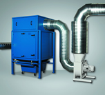 TEKA central suction and filtering systems from flextraction