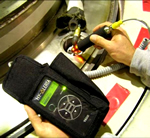 Portable hydrogen detector protects safety of welding process