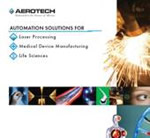 New Automation Solutions brochure for Laser, Medical and Life Sciences applications