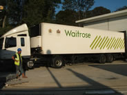 Third BTI HGV access turntable for Waitrose