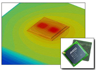 Thermal Simulation Tool Reduces IC Cost by Comparing Flip-Chip/Wire Bond Thermal Performance