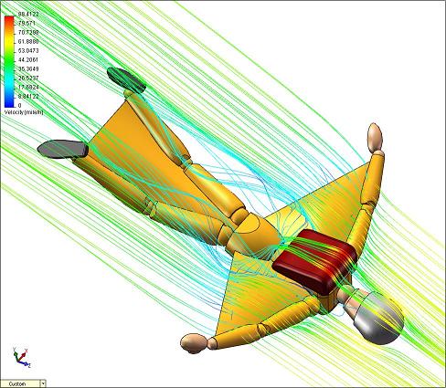 New Video from Flomerics and Matchstick Productions Explains Human Flight in Wingsuits