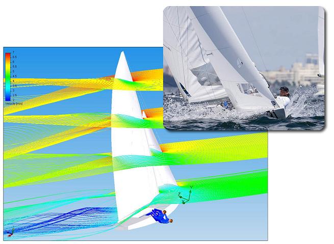 Optimizing Sail Design for the 2008 Olympics Using 3D Air Flow Simulation