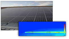 Flow Simulation Improves Photovoltaic Solar Panel Performance