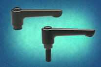 Clamp handles from Elesa have a low profile