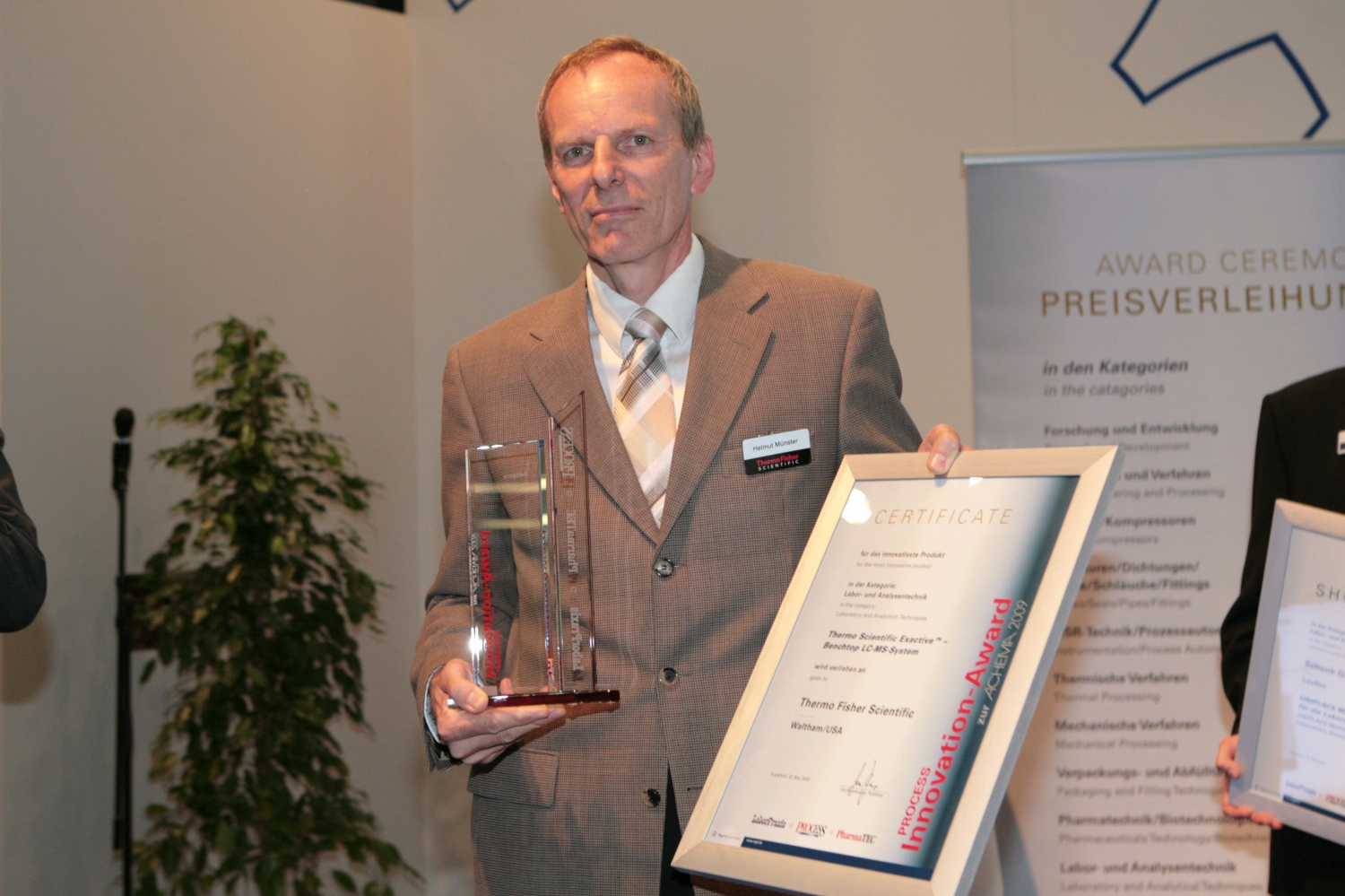 Thermo Fisher Scientific's Exactive LC-MS Wins Prestigious ACHEMA Innovation Award