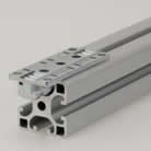 Low Cost, Low Friction Slide for Aluminium Profile System.