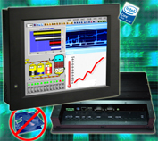 Touchscreen panel pc’s from Datasound Laboratories have Core2Duo processors and 1GB of RAM