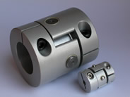 Axially stiff coupling with an increased  torque capacity