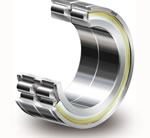 NNF series - NKE double row full complement cylindrical roller bearings