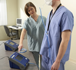 Hired instrument helps hospitals check Swine Flu safety masks