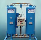 HEATLESS PRESSURE SWING ADSORPTION DRYERS