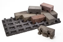 RTP COMPANY'S COLOR MASTERBATCHES PROVIDE NATURAL COLOR FOR COMPOSITE MASONRY PAVERS MADE OF RECYCLED RUBBER AND PLASTICS