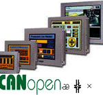 AGP3000 Series of HMI with Built-In CANopen Master Module