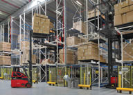 Driverless Lift Trucks Automate Samsonite Warehouse