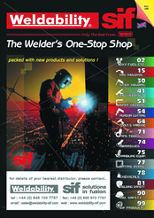 NEW 2011 PRODUCT RANGE CATALOGUE FROM WELDABILITY-SIF