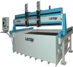 Jet Edge Water Jet Cutting Machine Ideal  for Fabricators, Machine Shops, Stone & Tile Shops